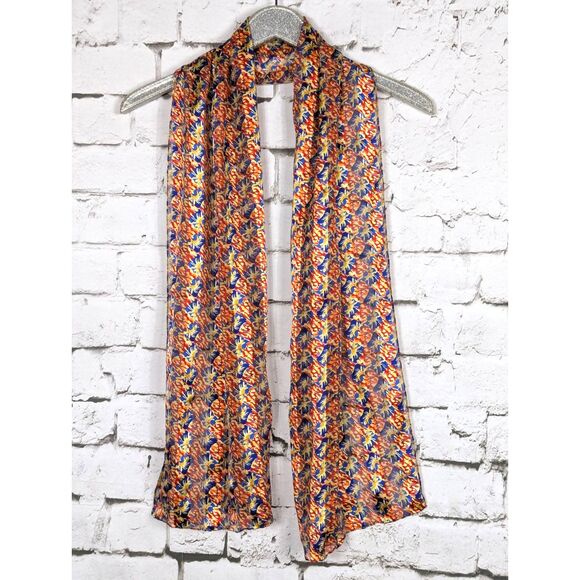 J. GARCIA Limited Edition 100% Silk Scarf Psychedelic Kaleidoscope 13"x 64" - Picture 4 of 7